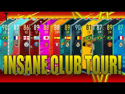 INSANE 20MILL+ CLUB TOUR FIFA20 ULTIMATE TEAM