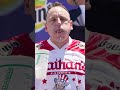 Joey Chestnut wins 15th Hot Dog Eating Contest? #shorts