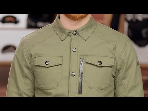 Military Green Alpinestars Mens Newman Overshrt Large Military Green Alpinestars Mens Newman Overshrt Large