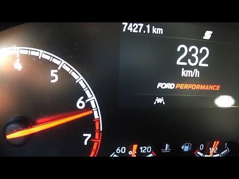 2020 Ford Focus ST 2.3l EcoBoost  0-100 kmh kph 0-60 mph Tachovideo Beschleunigung Acceleration
