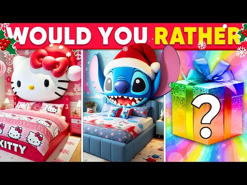 Would You Rather...? PINK 🎀 vs BLUE 💙 vs MYSTERY COLOR 🌈❓ Quiz Kingdom