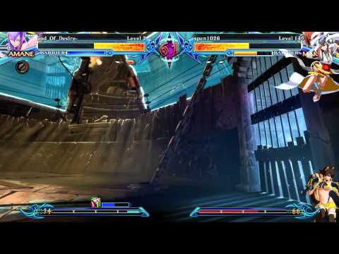 BBCP:  God Of Desire (Amane) vs espen1026(Makoto)  60 fps