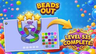 Beads Out - Level 535 Walkthrough 🧩 | Solution & Gameplay (Voodoo) 🔴