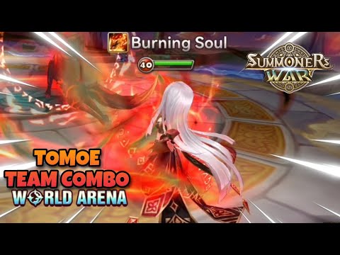 Tomoe Team Combo in World Arena Ep. 4 - Summoners War