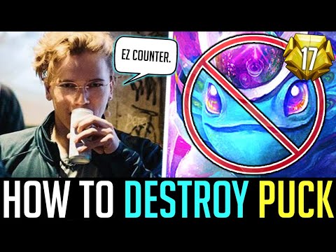 Topson destroying PUCK Spammer in Mid Lane - 200 IQ Last Pick DOTA 2