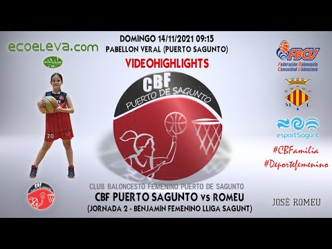 Videohighlights Benjamín Ecoeleva CBF Puerto - Romeu (J2 LIGA 21-22)
