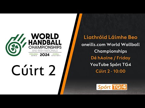 Day 6 - Court 2 | oneills.com World Wallball Championship | Liathróid Láimhe Beo