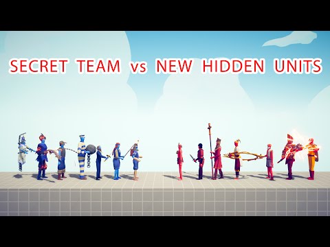SECRET Team vs NEW HIDDEN Team - Totally Accurate Battle Simulator TABS