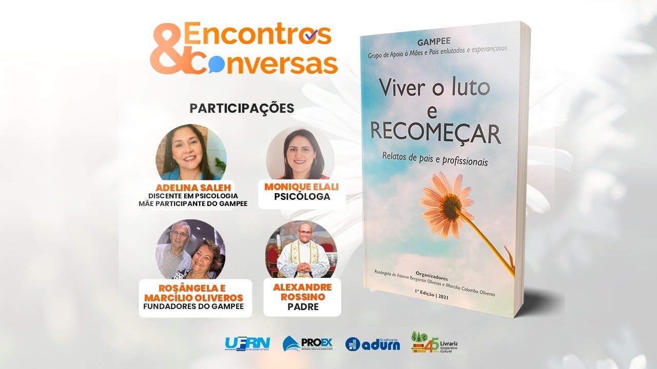 &ldquo;Hist&oacute;rias nas quais a dor, quando &eacute; superada, se transforma em saudade e doces lembran&ccedil;as que seguir&atilde;o por toda a vida&rdquo;. Assim Ros&acirc;ngela Oliveros define o livro &ldquo;Viver o luto e RECOME&Ccedil;AR&rdquo;, organizado por ela em parceria com o marido, Marc&iacute;lio Oliveros.