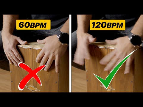 Play Faster on Cajon 🚀 Hand Speed Workout for Cajon Players