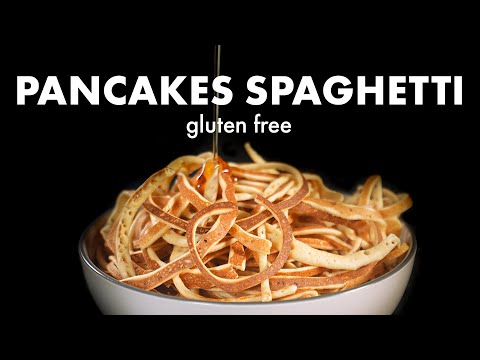 VIRAL Pancakes Spaghetti?! (Gluten-Free)
