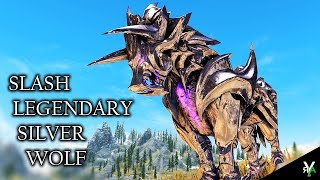 SLASH SILVER WOLF MOUNT: Mount Mod!!- Xbox Modded Skyrim Mod Showcase