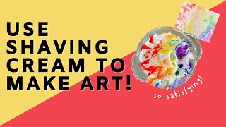 How to Marble Paper with Shaving Cream | Easy DIY Art for Kids