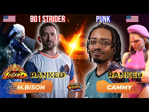 SF6 ✊ 801 STRIDER (M.Bison) vs PUNK (Cammy) ✊ High Level Gameplay