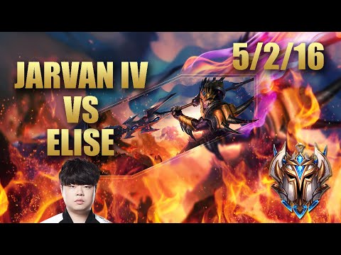 SKT T1 Clid Jarvan IV Jungle Vs Elise - KR Challenger Patch 9.20