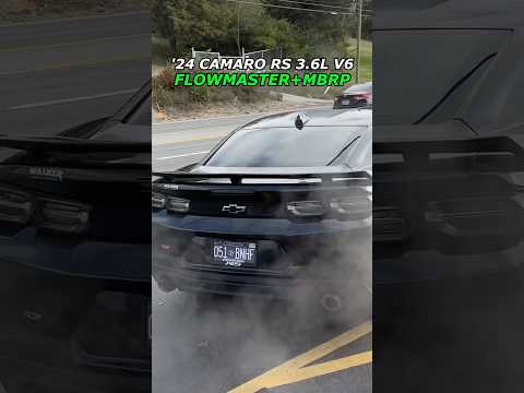 2024 Chevy Camaro RS 3.6L V6 Exhaust Sound w/ Flowmaster Super 10 & MBRP Axle-Back!