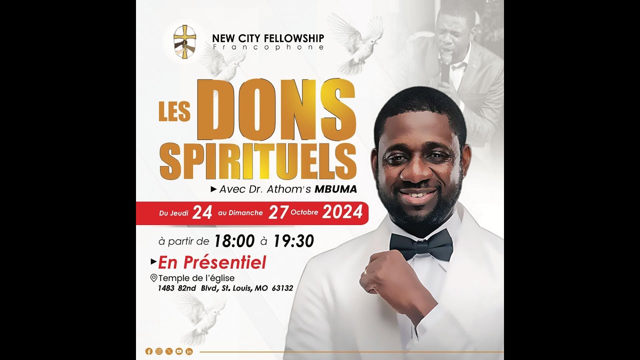 Premier Jour du séminaire:  "Les DONS SPIRITUELS" avec le Dr. Athom's MBUMA