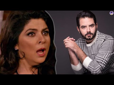 This is how Victoria Ruffo reacted to José Eduardo's mischief, who threw actors.