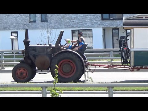 HANOMAG R55 and Urus C451 driving by