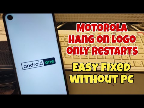 Motorola One Vision Stuck on Logo, only restarts. 100 % Fix.