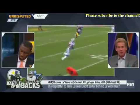 Skip and Shannon Undisputed 7/26 - Disrespectful to rank Ezekiel Elliott so far behind Le'Veon Bell?