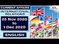 Current Affairs | International Relations | UPSC 2020 | English