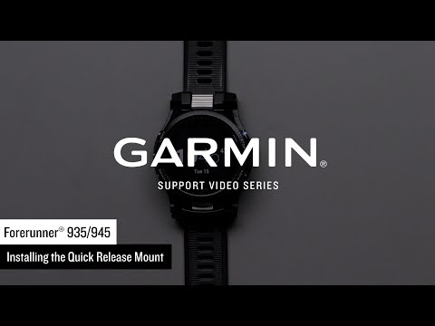 Išmaniojo laikrodžio Garmin greitai atsegamas, silikoninis dirželis, Žalios spalvos, 20mm video