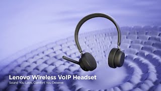 Lenovo Wireless VoIP Headset | Comfort, Connectivity
