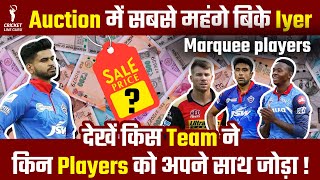 IPL Auction 2022 : Mega Auction 2022 Full list of Sold Players!