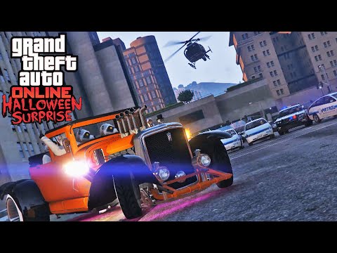 GTA V - PC: Halloween Surprise & Many Cinematic! @ NGG Event!