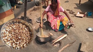 How To Fry Puffed Rice — Santali Village Style