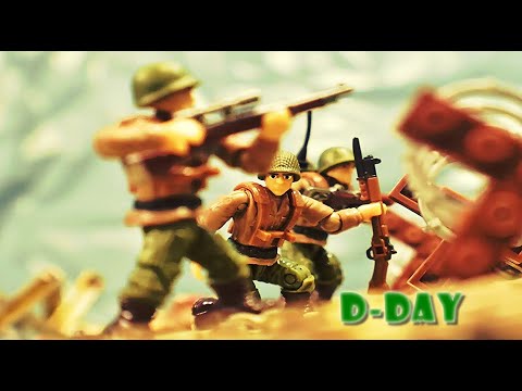 WW2 Call Of Duty (Mega Bloks+ LEGO Stop motion Animation) D-DAY NORMANDY