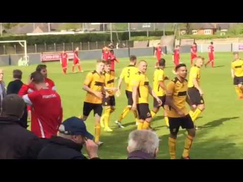 Loughborough dynamo make it 3-1 against market Drayton town