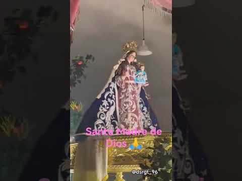 Santa virgen del Rosario, copatrona de la parroquia de Santa Cruz Naranjo Santa Rosa Guatemala.