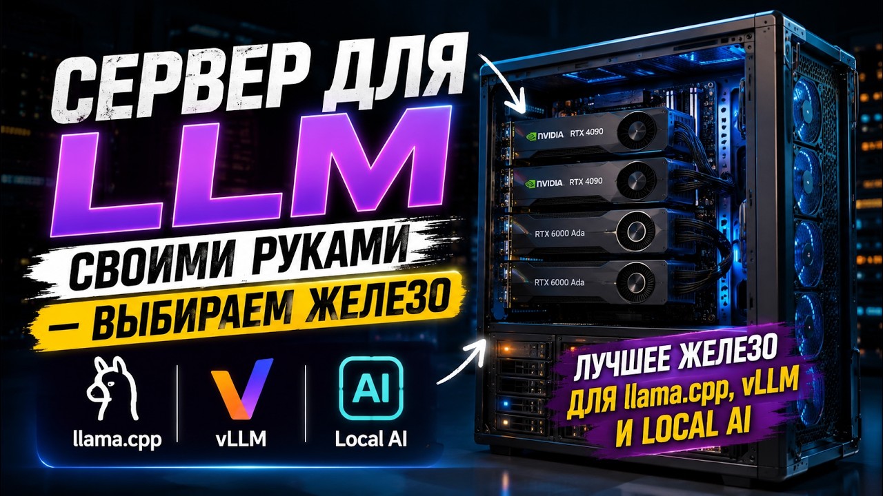 Идеальный ПК для локальных LLM — что купить в 2026. Выбираем оптимальную конфиг?