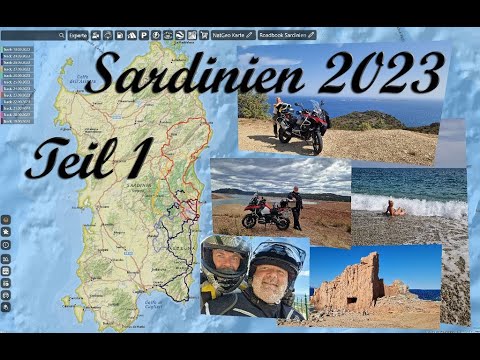 2023 09 Sardinien mit Motorrad und Caravan Teil1