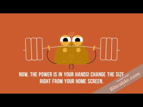 Increase Font Size Widget