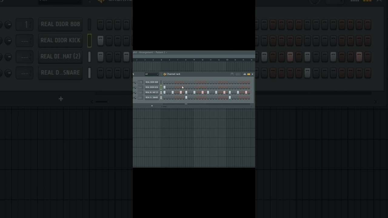 Important Drill Drum Pattern You Should Know #flstudio #producer #shorts #beats #drill