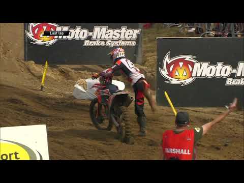 Prado falls on the last lap - MX2 Race 2 - MXGP of Belgium 2019