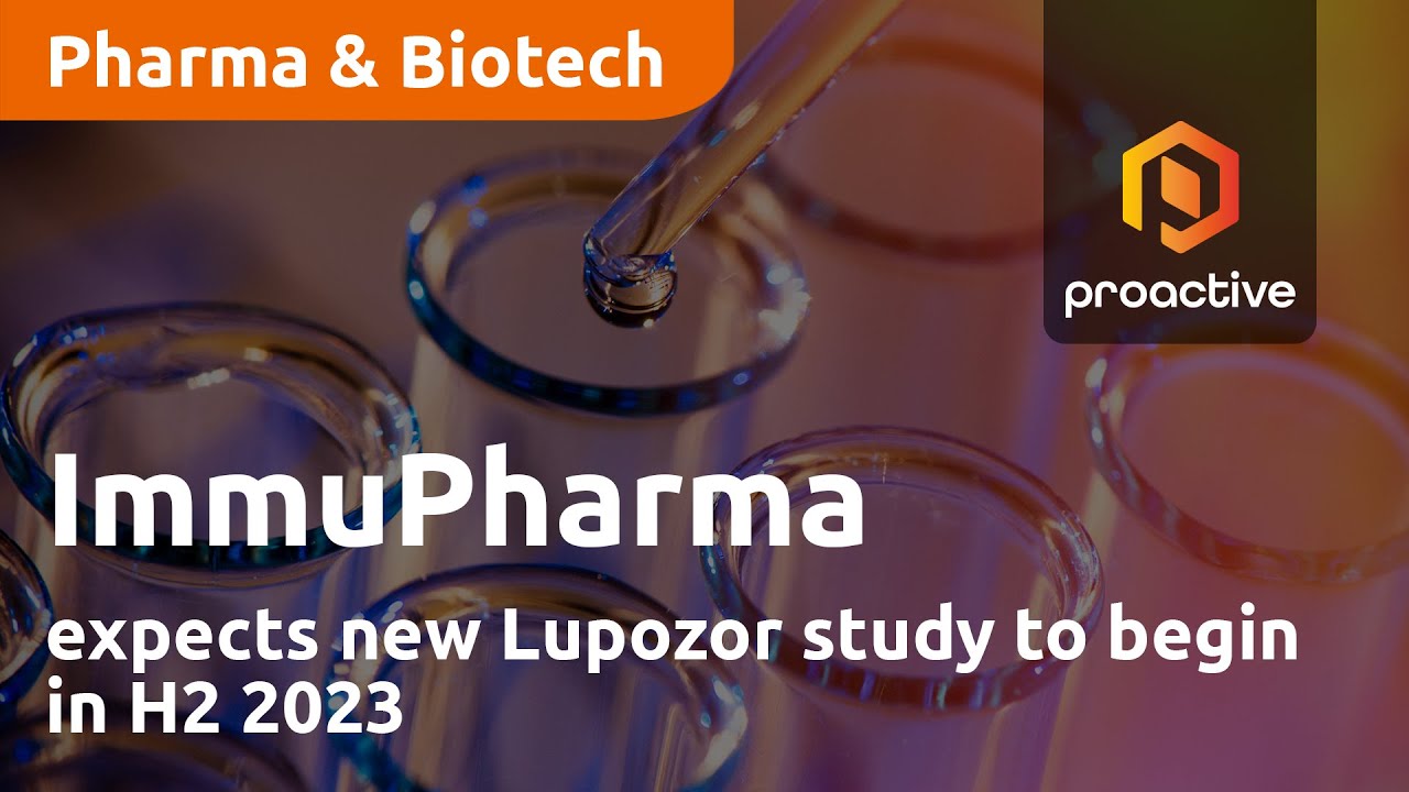 ImmuPharma expects new Lupozor study to begin in H2 2023