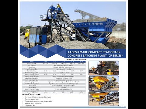 Compact Concrete Batching Plant