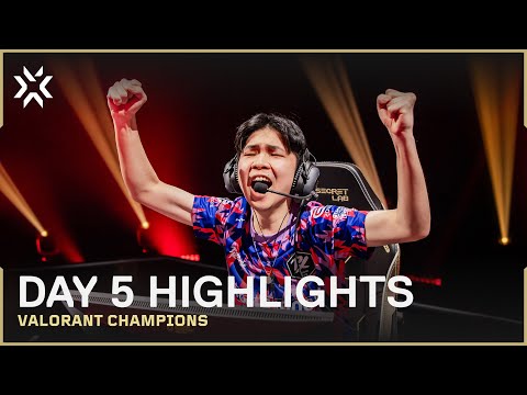 Let The Eliminations Begin | VALORANT Champions Day 5 Highlights