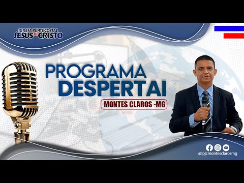 Programa Despertai | Ao Vivo | Sexta-Feira 05/12/2025 Tarde |IPJC Montes Claros