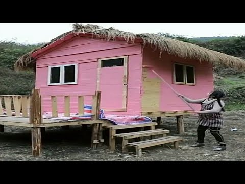 Amazing Fastest Wooden House Build Skills - Extreme Intelligent Log House Building Process