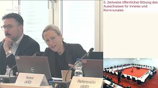 Verfassungsschutz: AfD befragt Innenministerin