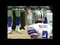 Anthony Wright Throws 40 yard TD Bomb to Joey Galloway (Cowboys at Raiders, Week 4 2001)