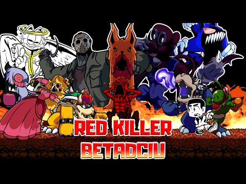 Red Killer But Every Turn A Different Cover Is Used (FnF Red Killer Betadciu)
