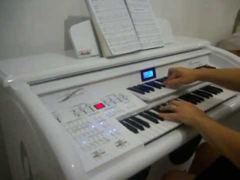 ORGÃO ACORDES ELEGANCE BRANCO, SOM MARAVILHOSO!!!