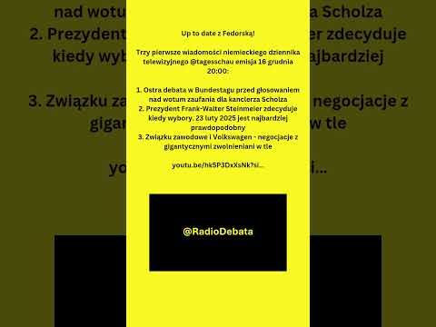 Niemieckie media 16 grudzien