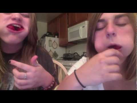 Stuffing Strawberries in our Holes